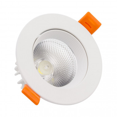 Spot LED Downlight Rond Dimmable Dim to Warm 5W Coupe Ø50 mm