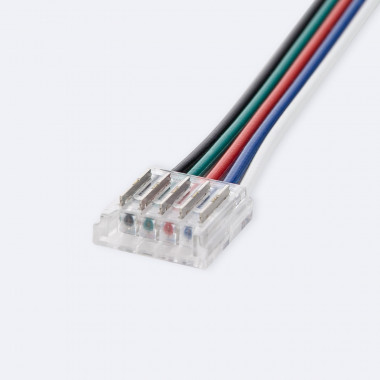 Produkt von Clip-Verbinder mit Kabel für LED-Streifen RGBW 12/24V DC SMD IP20 Breite 12mm