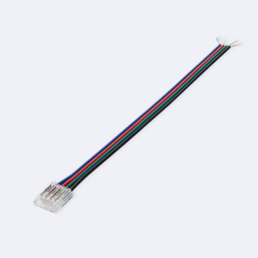 Product Hippo Connector with Cable for 12/24V DC RGB SMD LED Strip 10mm Wide 