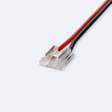 Produit de Connecteur Double avec Câble pour Ruban LED 12/24V DC SMD&COB IP20 Largeur 8mm
