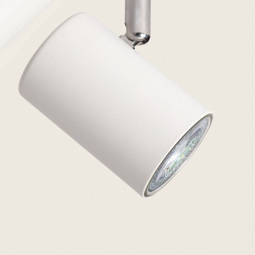 Product van Plafond Lamp Verstelbaar Albus Hout en Metaal 3 Spots 