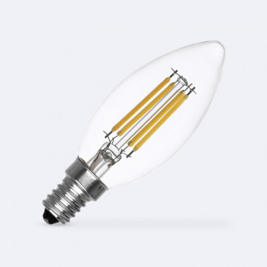 LED Filamentní Žárovka E14 4W 470 lm C35 Svíčka