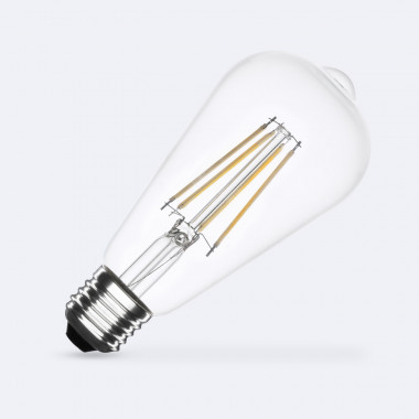 8W E27 ST64 Dimmable Filament LED Bulb 1055lm