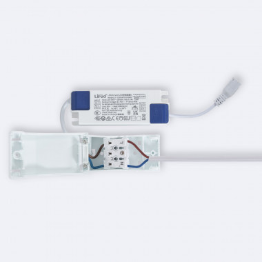 Product van LED Paneel 60x60 cm 40W 4000lm met Quick Connect Box en Veiligheidskabel