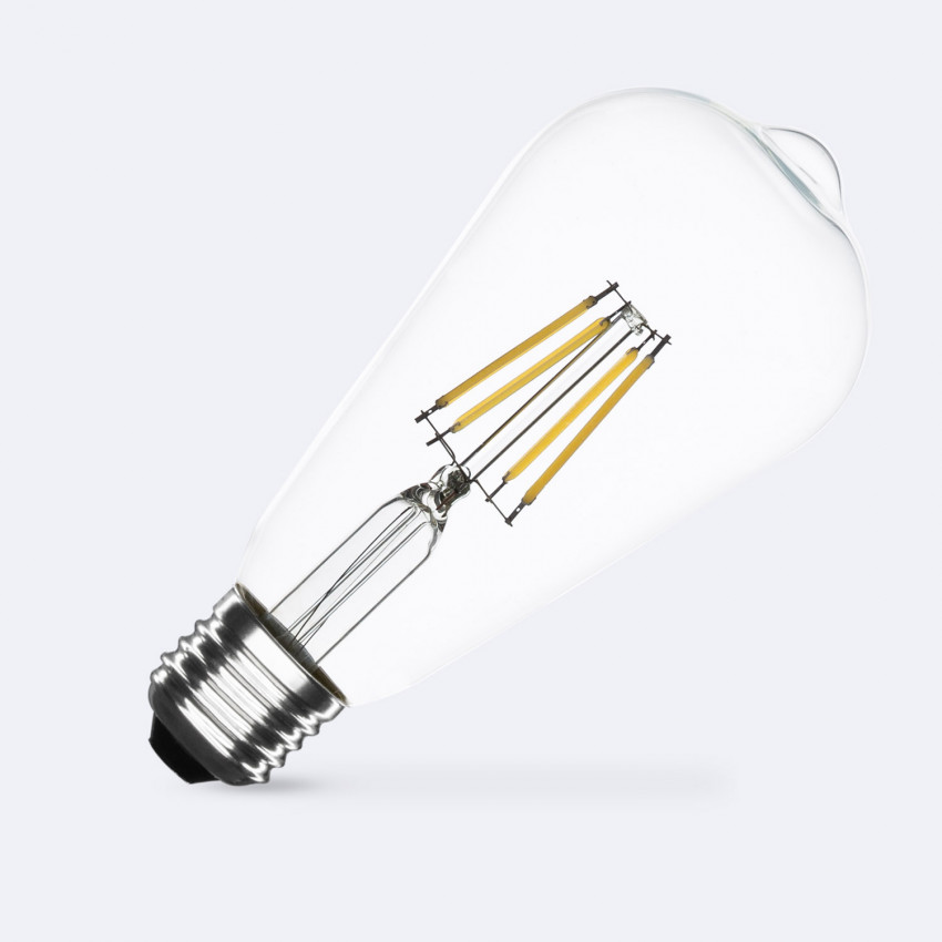 Product van LED Lamp Filament Dimbaar E27 6W 720lm ST64