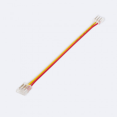 Doppelter Clip-Verbinder mit Kabel für LED-Streifen CCT 24V DC COB IP20 Breite 10mm