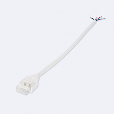 Kit 10pz Connettore Trasparente Angolare Per Striscia Strip Led 2pin 8 Cn8mm L
