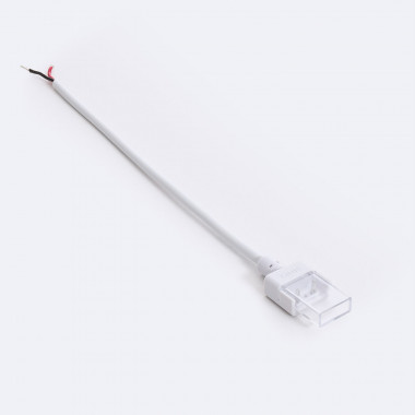 Hippo Connector with Cable for 220-240V AC Autorectified Monochrome COB Silicone Flex LED Strip 10mm Wide