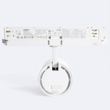 Produit de Spot LED 35W sur Rail Triphasé Dann CCT CRI 90º No Flicker Dimmable DALI Blanc