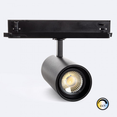 LED-Strahler für 3-Phasenstromschiene 30W Marí CCT CRI 90º No Flicker Dimmbar DALI Schwarz für Bekleidungsgeschäft