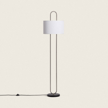 Lampadaire Métal et Tissu Duque