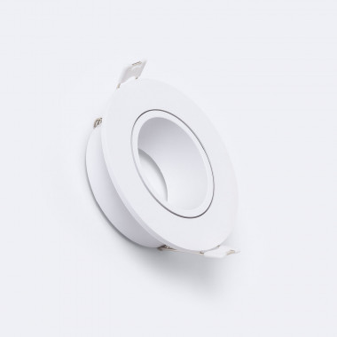 Podhledový Rámeček Kruhový pro LED Žárovku GU10 / GU5.3 Výřez Ø 75 mm Bílý