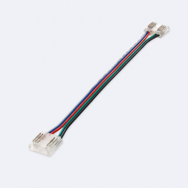 Product Conector Hipopótamo doble con cable para Tira LED RGBW 24V DC COB IP20 Ancho 12mm