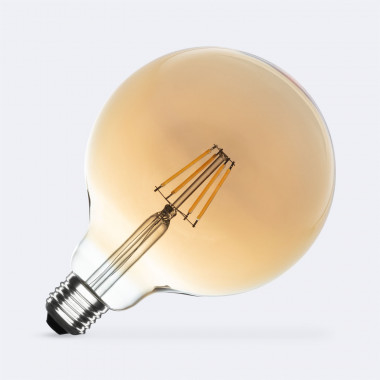 Ampoule LED Filament E27 6W 720 lm Dimmable G125 Gold