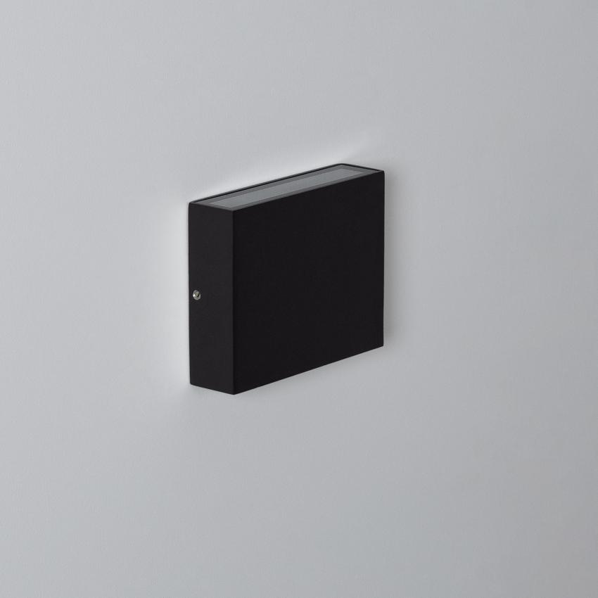 Product of Kaysa 6W Outdoor Double Sided Illumination Square Black LED Wall Lamp