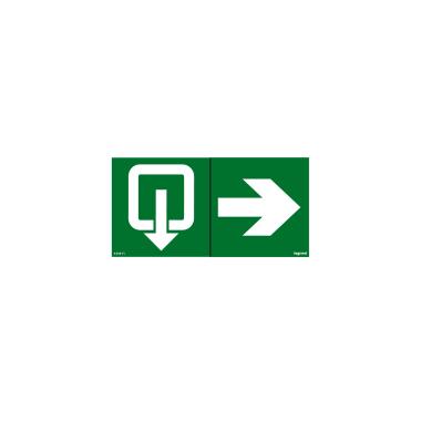 Product of LEGRAND 661671 Exit Marker Sticker