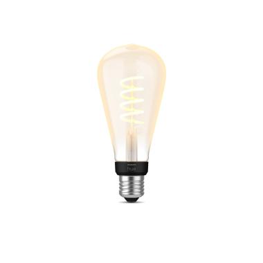 LED Filamentní Žárovka E27 7W 550 lm ST72 PHILIPS Hue White Ambiance