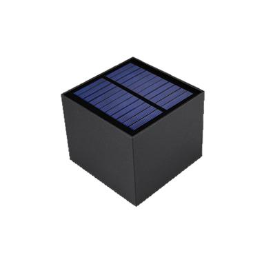 Wandlamp Outdoor Solar LED van Aluminium Denny
