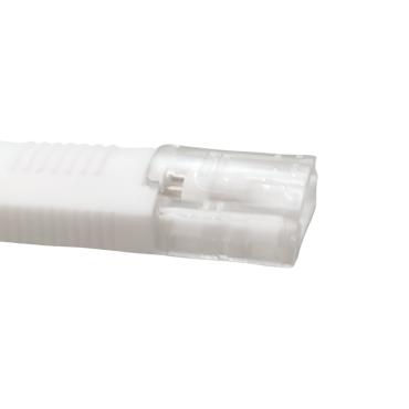 Product Platte dop voor Gelijkrichterkabel COB voor 12mm brede LED strips.