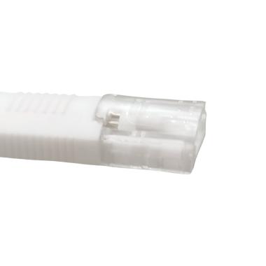 Product van Platte dop voor Gelijkrichterkabel COB voor 12mm brede LED strips.