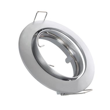 Round Tilting Downlight Frame for a GU10/GU5.3 LED Bulb Cut Ø 72 mm