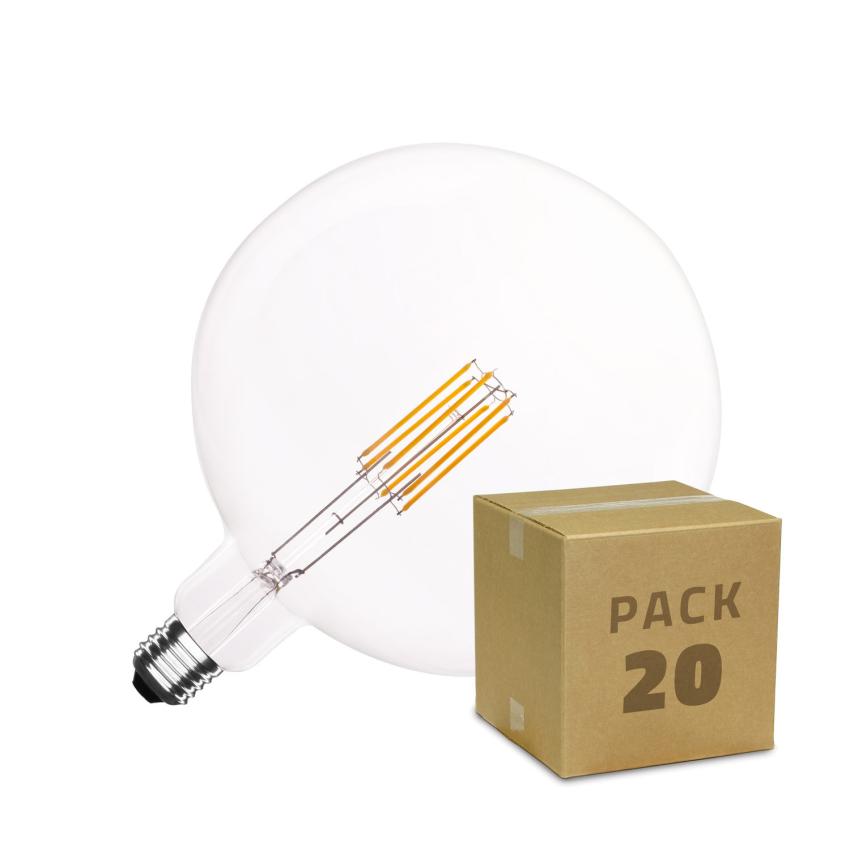 Product of Box of 20 6W G200 E27 Dimmable Big Supreme Filament  LED Bulbs Warm White 