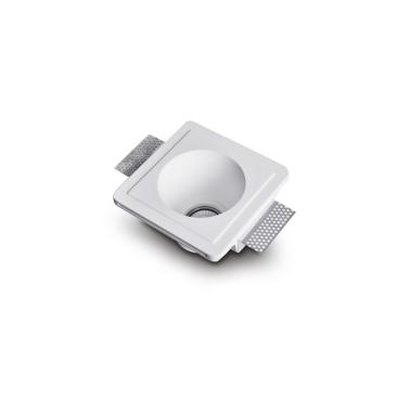 Portafaretto Downlight Integrazione Cartongesso per Lampadina LED GU10 / GU5.3 Foro 153x153 mm UGR17