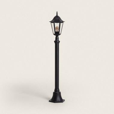 185cm Venkovní Lampa Black Traditional