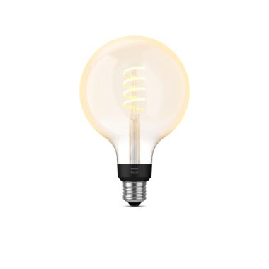 Ampoule LED Filament E27 7W 550 lm G125 PHILIPS Hue White Ambiance