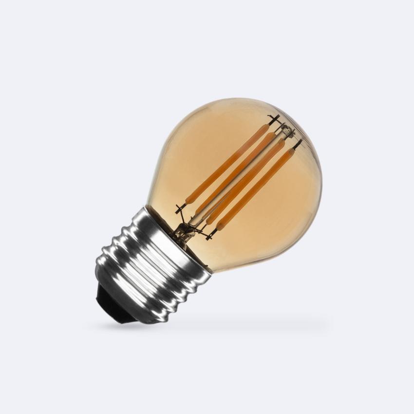 Product of 4W E27 G45 Dimmable Gold Filament LED Bulb 470lm