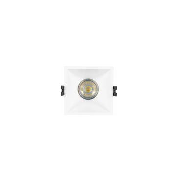 Product Portafaretto Downlight Quadrato Basso UGR per Lampadina LED GU10 Foro 85x85 mm