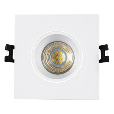 Produkt von Downlight-Ring Eckig Schwenkbar für LED-Glühbirnen GU10 / GU5.3 Ausschnitt Ø 75 mm