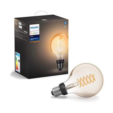 E27 Filament LED Bulb PHILIPS Hue 7W G93 550 lm White