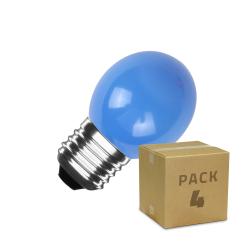 Product Pack 4 Lampadine LED E27 G45 3W 300lm Blu