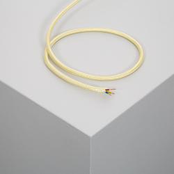 Product Textile Electrical Cable in Gold