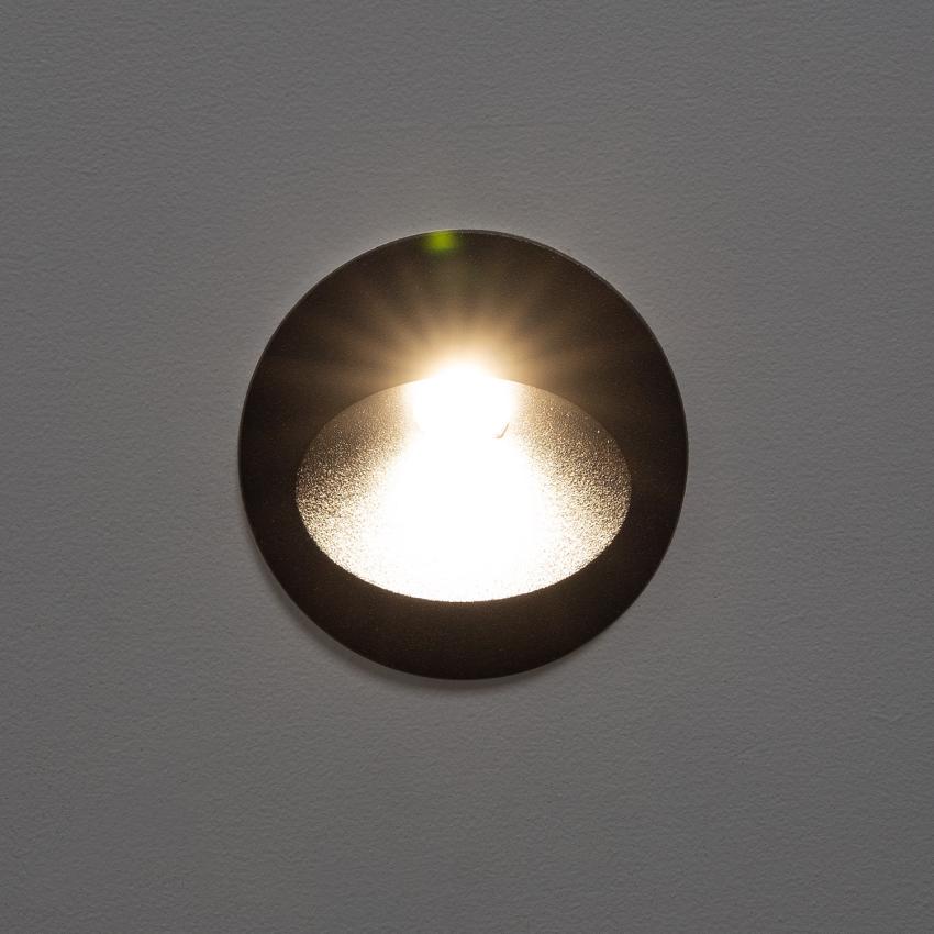 Produkt od Venkovní Zápustné LED Svítidlo 3W Coney Kruhové v Černé