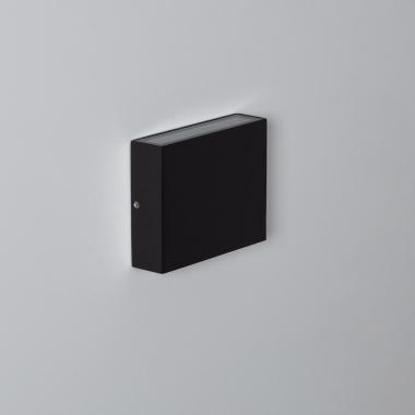 Kaysa 6W Outdoor Double Sided Illumination Square Black LED Wall Lamp