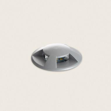 1W 24V DC Loto 4L Outdoor Recessed Ground Spotlight in Grey