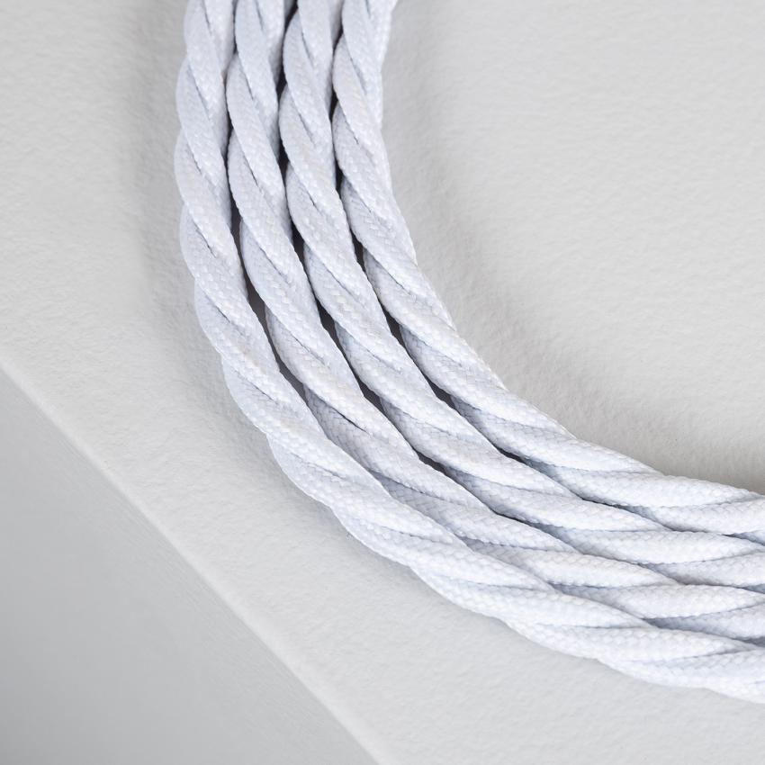 Produkt od Pletený Elektrický Textilní Kabel v Bílé