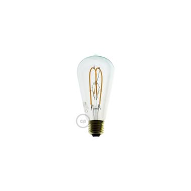 Lampadina LED Regolabile Filamento E27 ST64 5W 280 lm Edison DL700143 CREATIVE-CABLES