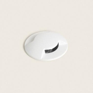 3W Letso 2L Outdoor Recessed Ground Spotlight in White