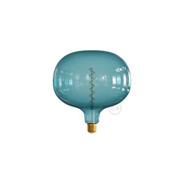 LED lamp Filament Dimbaar E27 4W 100 lm Regulable Creative-Cables Cobble Ocean Blue