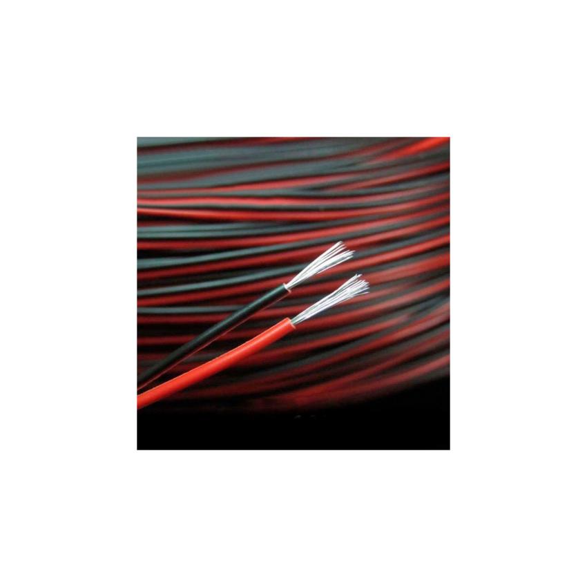 Produkt od 100m Role Ploché Elektrické Kabelové Hadice 2x0.5mm² pro Jednobarevné LED Pásky
