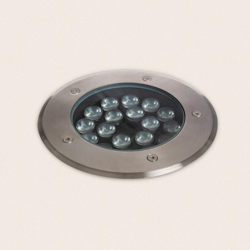 Product of 18W Solid Ground Recessed Outdoor Spotlight Stainless Steel 