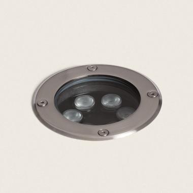 Oczko Zewnętrzne LED 6W Solid Wpuszczane Podłogowe Inox