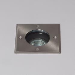 Product Square Recessed Stainless Steel Ground Spotlight IP67
