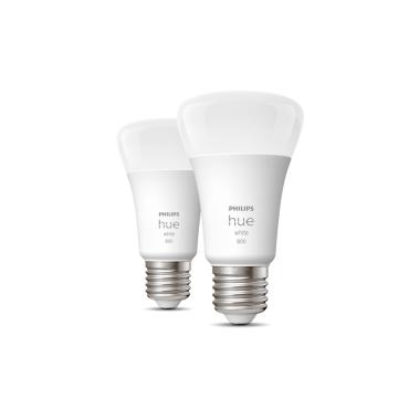 Produkt von 2er pack LED-Glühbirnen Smart E27 9W 800 lm A60 PHILIPS Hue White