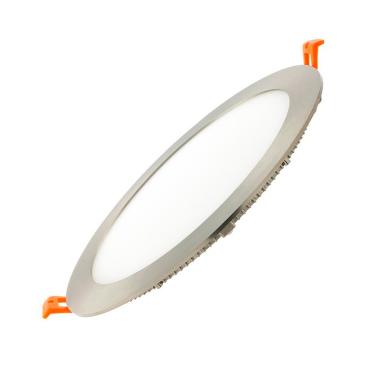 Product LED-Deckeneinbauleuchte 15W Rund SuperSlim Ausschnitt  Ø 170 mm Silber