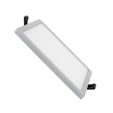 Čtvercový Vestavný LED Panel 16W High Lumen Výřez Ø 135 mm LIFUD Stříbrný