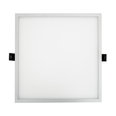 Dalle LED 30W Carrée High Lumen LIFUD Coupe Ø 200 mm Argentée